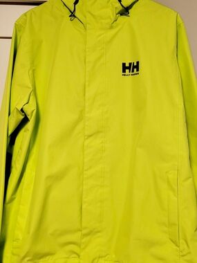 Helly Hansen Neon Yellow Rain Jacket